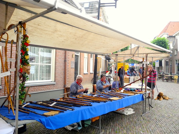Historische markt in Almelo
