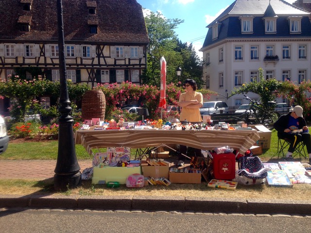 Wissembourg, brocante markt